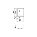 Elleci-Square-340-R14-Acciaio-inossidabile