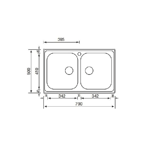 CM-Zenith-79x50-2V-Lavello-ad-incasso-Rettangolare-Acciaio-inossidabile