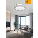 Trade Shop Traesio-plafoniera Lampadario Soffitto 46 W Conchiglia Dimmerabile Toni Di Luce Pn-11-3c -