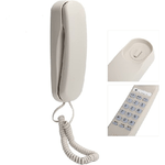 Trade Shop Traesio-mini Telefono Fisso Con Filo Linea Fissa Classico Da Parete Ufficio Famiglia -