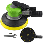 Trade Shop Traesio-levigatrice Rotorbitale Palmare Ad Aria Compressa Pneumatica 150mm Con Accessori -