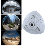 Trade Shop Traesio-telecamera Panoramica Fish Eye 360° Gradi Digitale Ahd Led Grandangolo Soffitto -