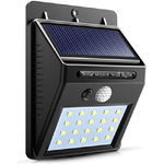 Trade Shop Traesio-2 X Faro Solare Da Esterno Faretto Fotovoltaico + Sensore Lampada Led -