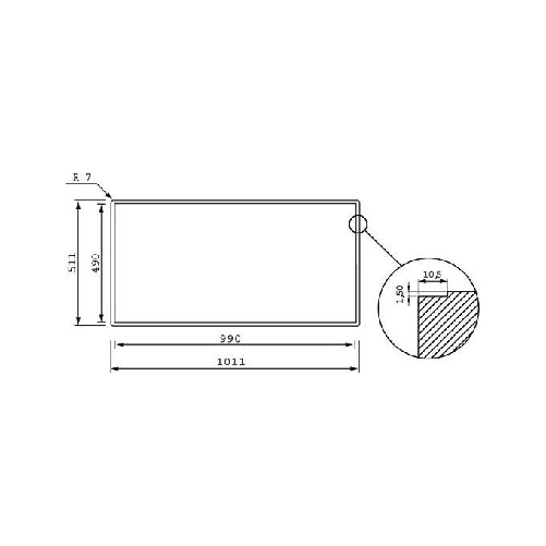 CM-evoluzione-100-x-50-2V-Lavello-ad-incasso-Rettangolare-Acciaio-inossidabile