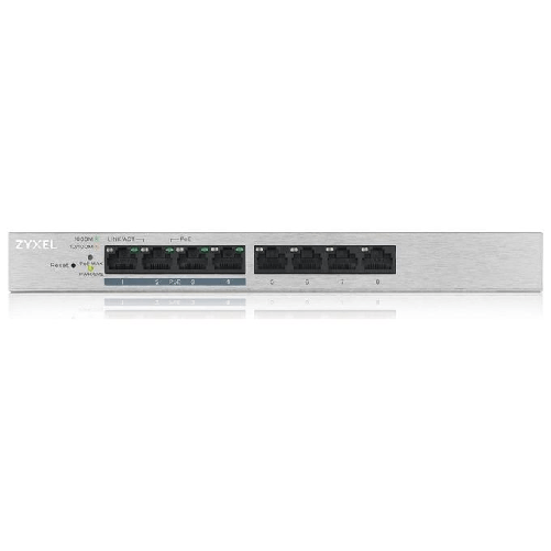 Zyxel-GS1200-8HP-v2-Gestito-Gigabit-Ethernet--10-100-1000--Supporto-Power-over-Ethernet--PoE--Grigio