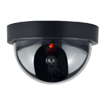 Trade Shop Traesio-telecamera Finta Con Led Lampeggiante Dome Camera Videosorveglianza Soffitto -