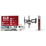 G.b.s. Elettronica ELB-3070 Supporto Sim per Flat Tv 30''-70'' Doppio Braccio 7cm dal Muro