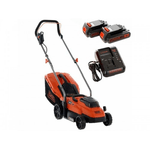 Tosaerba da giardino a Batteria Black+Decker con 2 Batterie da 2,5 Ah