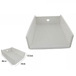 Trade Shop Traesio-cestino Portaoggetti Organizer Rettangolare Cesto Portatutto Scatola 34x46x13.5 -