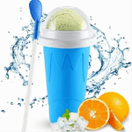 Trade Shop Traesio-tazza 300 Ml Da Spremere Gelatiera Surgelata In Silicone Granite Frullati Frappè -