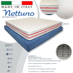 Trade Shop Traesio-materasso Singolo 80x190 Alto 22cm A Molle Bonnel Ortopedico Antiacaro Anatomico -