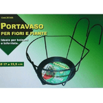 Trade Shop Traesio-portavaso Per Piante E Fiori Ideale Per Balconi E Inferriate In Metallo -