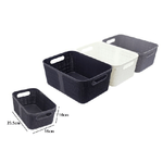 Cleafe-cestino Porta Oggetti Cesto Organizer Rettangolare Porta Tutto Bagno Casa 79463 -