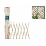 Trade Shop Traesio-traliccio Legno Rete Estensibile Piante Rampicanti Staccionata 100x300cm 206430 -