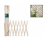 Trade Shop Traesio-traliccio Legno Rete Estensibile Piante Rampicanti Staccionata 180x60 Cm 129682 -