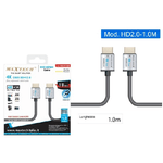 Maxtech-cavo Hdmi 2.0 4k Ultra Hd 1 Mt High Speed 18gb/s Audio Video Cavetto Hd2.0-1.0m -