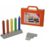 Trade Shop Traesio-cwr Abaco Multibase In Valigetta Colorata Bambini Scuola Apprendere Matematica -