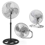 Trade Shop Traesio-ventilatore 3in1 Piantana Da Tavolo Parete 3 Velocità Oscillazione 55w Pale 45cm -