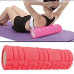 Trade Shop Traesio-rullo Fitness Pilates Schiuma Tubo Esercizi Palestra Yoga Massaggi Schiena 45x14 -