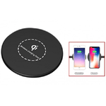 Trade Shop Traesio-base Ricarica Wireless Tonda Qi Universale Caricabatterie Piattaforma Ricarica -