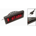 Trade Shop Traesio-sveglia Digitale Notturna Led Rosso Allarme Temperatura Termometro Zxsj-05a -