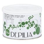 Trade Shop Traesio-barattolo Cera Depilatoria Liposolubile Aloe Vera 1.4 400 Ml Fornello Ceretta -