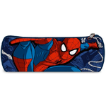 Trade Shop Traesio-astuccio Tombolino Spiderman Uomo Ragno Marvel Blu Bambini Scuola Elementari -