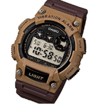 Casio-orologio Da Polso Casio W-735h-5avd Digitale Uomo Sportivo Cronograf Marrone -