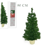 Trade Shop Traesio-albero Di Natale A Muro Angolare A Parete 90 Cm Ecologico 108 Punte Artificiali -