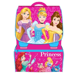 Trade Shop Traesio-zaino Scuola Estensibile Disney Principesse Bambine Scuola + Astuccio Completo -