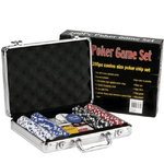 Trade Shop Traesio-set Kit 200 Poker Fiches Chips Valigetta Carte Gioco Tavolo Texas Holdem Dealer -