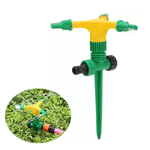 Trade Shop Traesio-irrigatore Giardino Spruzzatore Prato Picchetto Puntale 3 Braccia 360° Annaffia -