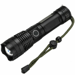 Trade Shop Traesio-torcia Tattica/militare Led Cree T6 Ricaricabile Zoom Doppia Batteria A90-p50 -