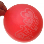 Trade Shop Traesio-set 12 Pezzi Palloncini Palloncino Scritta Ti Amo Rosso Festoni Decorazione -