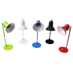 Trade Shop Traesio-portalampada Orientabile Scrivania Tavolo Porta Lampada Colorata E27 877 -