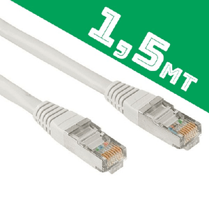 Trade Shop Traesio-cavo Ethernet Di Rete Lan Internet 1,5 Metri 1,5mt Cat5 Prolunga Lan Rj45 Switch -