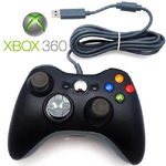 Trade Shop Traesio-joystick Joypad Controller Nero Per Xbox 360 X360 Con Cavo Filo Usb Compatibile -