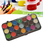 Trade Shop Traesio-acquerelli Set 29 Pezzi Colori Ad Acqua Per Bambini Kids Scuola Disegno -