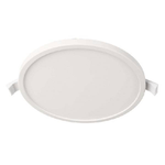 Trade Shop Traesio-plafoniera Tonda Moderna Incasso 18 Cm Faretto Pannello Led 12 W Luce Calda 230v -