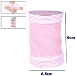 Trade Shop Traesio-coppia Polsiera Elastiche Supporto Per Polso Bambine Anallergico Protezione Rosa -