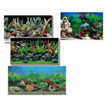 Trade Shop Traesio-carta Decorativa Per Acquario 40 X 75 Cm Pannello Decorativo Acquari Sfondo -