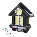 Trade Shop Traesio-faro Solare Con Pannello Faretto Sensore Movimento 81led Cob Telecomando Cl-s180 -