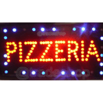 Trade Shop Traesio-insegna Luminosa A Led Con Scritta Pizzeria Per Ristoranti E Bar 50 X 25 Cm -