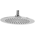 Trade Shop Traesio-soffione Doccia Slim Tondo 24 Cm Plus In Abs Cromato Miscelatore Shower -