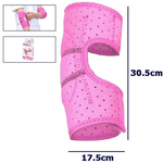 Trade Shop Traesio-gomitiera Fascia Elastica Supporto Tutore Per Gomito Anallergico Bambini Rosa M -