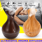 Trade Shop Traesio-umidificatore Ultrasuoni Diffusore Di Aromi Oli Essenziali Per Aromaterapia Broc -