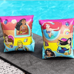 Trade Shop Traesio-braccioli Per Il Mare Da Principessa Per Bambine Spiaggia Piscina Nuoto 23x15 Cm -