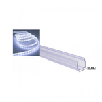 Trade Shop Traesio-profilo In Plastica Da 1 Mt Senza Copertura Per Strip Led Strisce Da 8 Mm Ps-8mm -