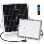 Trade Shop Traesio-faretto Faro Led Solare 200 W Telecomando Ip65 Luce Bianco Fredda 6500k Fso-200 -