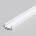 Trade Shop Traesio-profilo In Alluminio Da 1mt Incasso Senza Copertura Per Strip Led Strisce Al12mm -